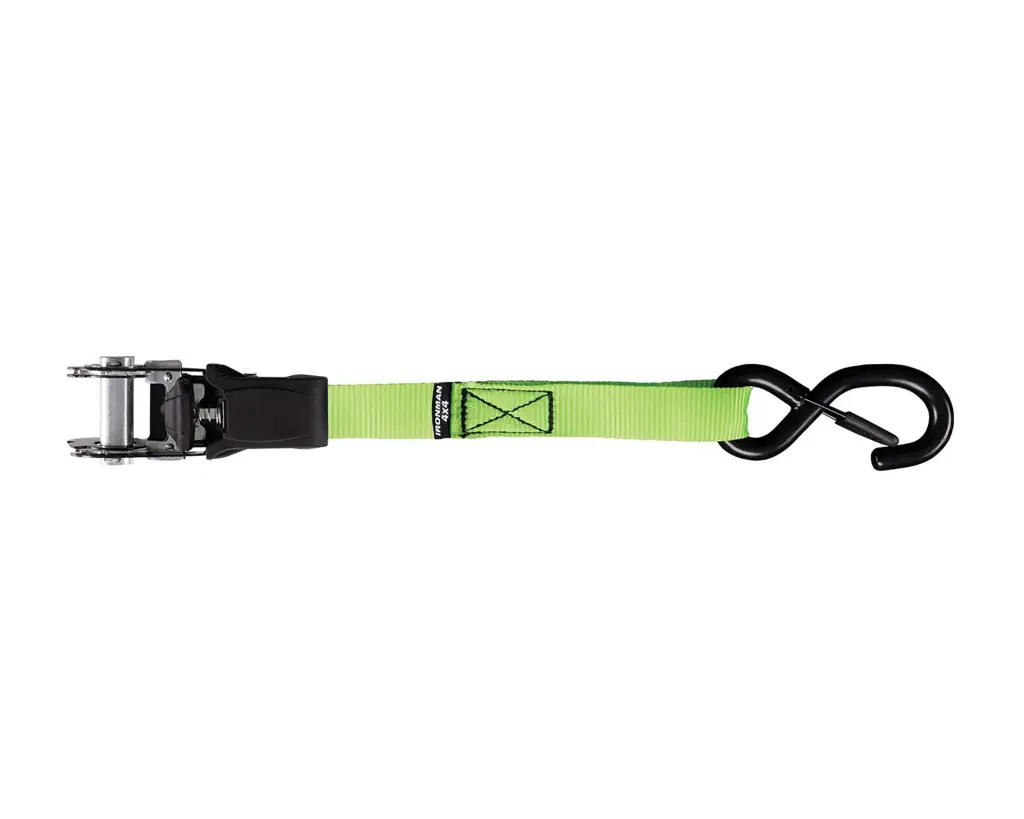Ironman Ratchet Tie Down Straps - 3.6M Length (4 Pack, Includes Soft Loops)