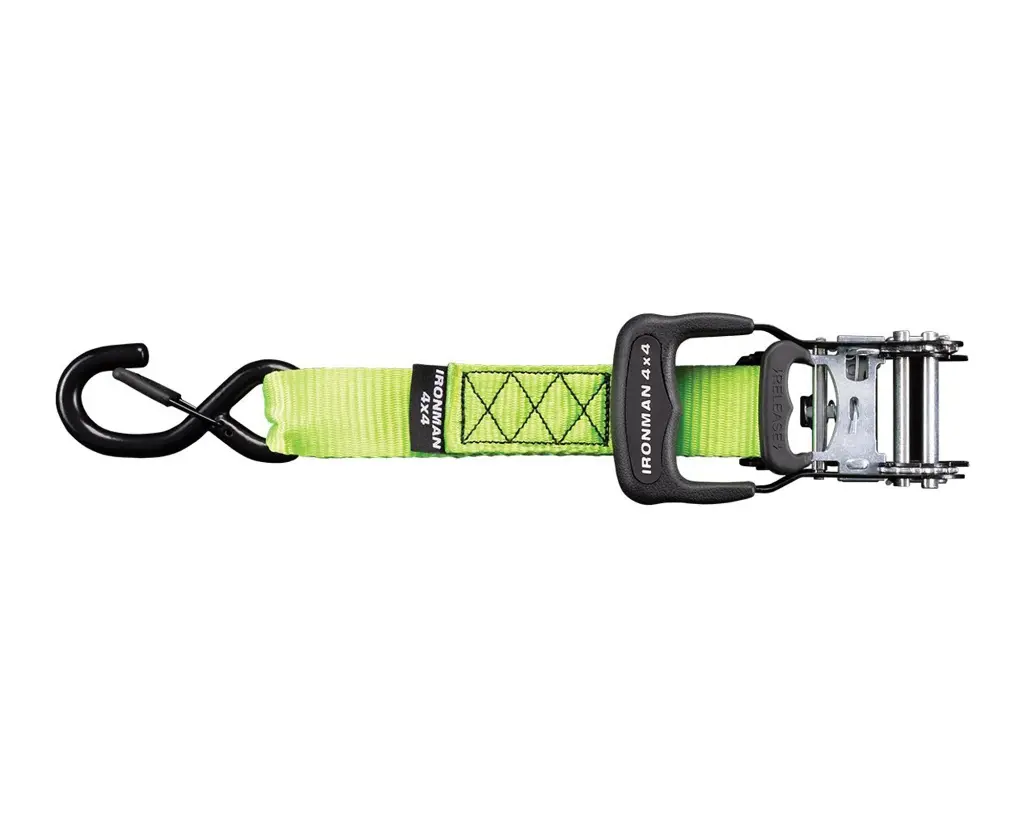 Ironman Ratchet Tie Down Straps - 3.6M Length (2 Pack)