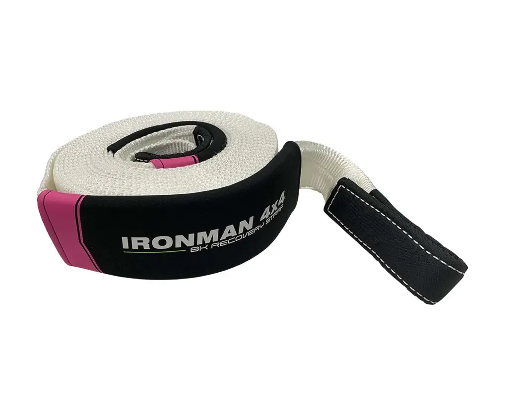 Ironman 8000Kg Snatch Strap With Warning Tag