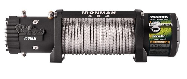 Ironman Monster Winch 9500LBS With Synthetic Rope
