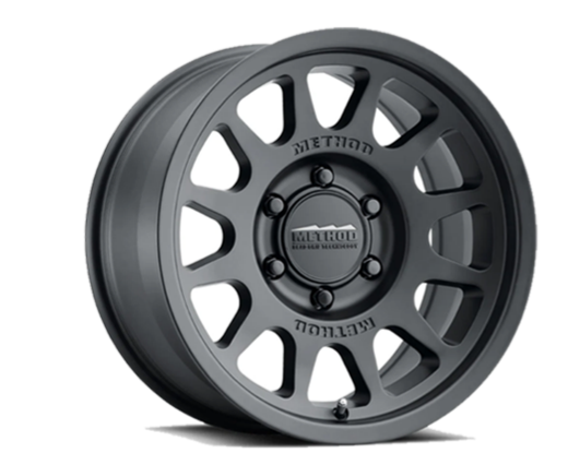 Method Mr703 17X8.5 0Mm Offset 5X150 110.5Mm Cb Matte Black Wheel-Lc 200/100/79