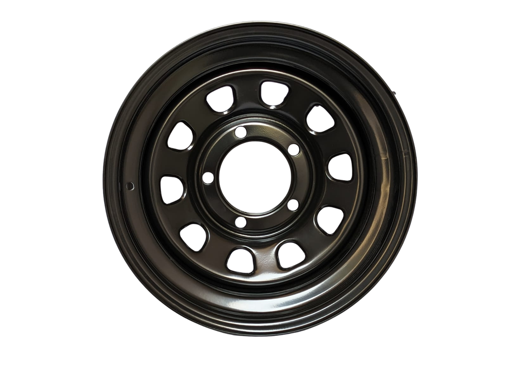 16" X 7.0 Black Painted Steel Rims-Lc79 5Hole