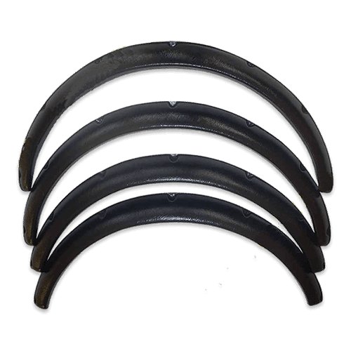 Smart Fender Flares (Set), Colour - Black For Toyota Hilux Revo Pick-Up