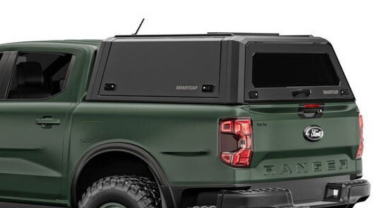Smartcap EVO Adventure 2012-2020 Ford Ranger Double Cab  (Stainless Steel Side Doors with interior MOLLE Panels)