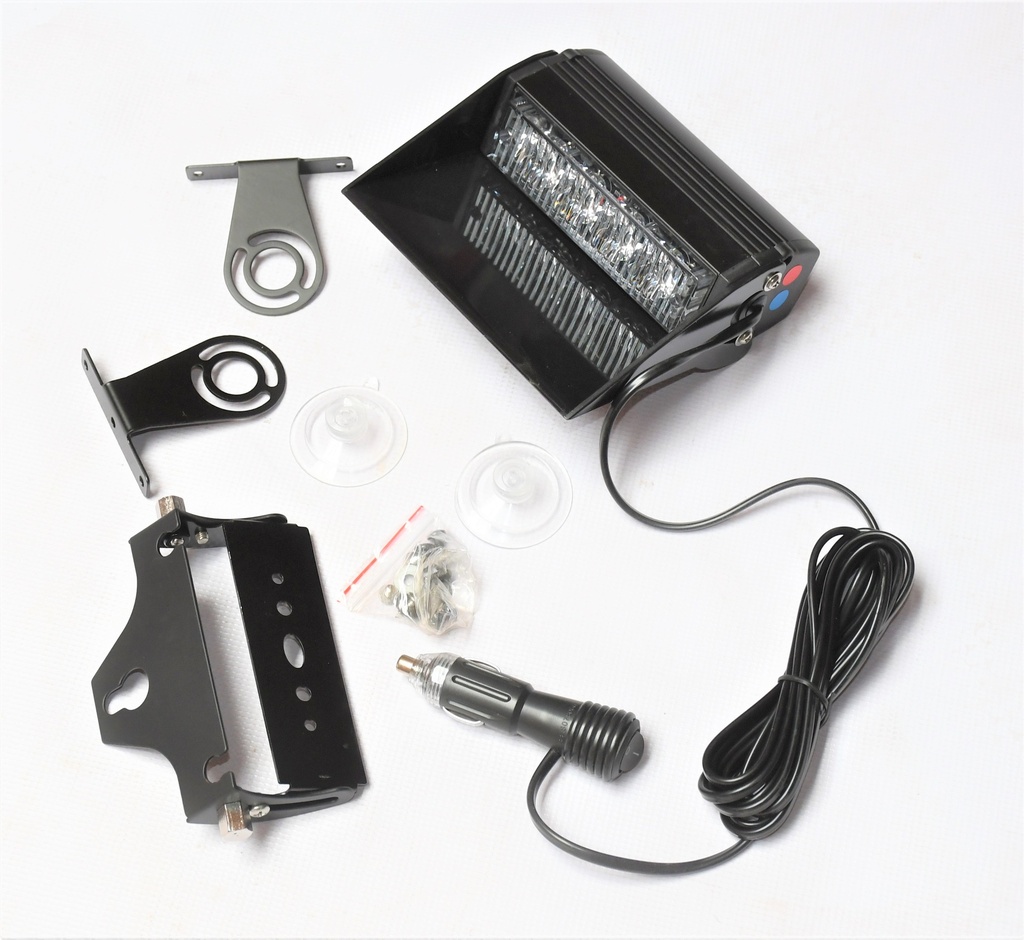SR LED Windscreen Stick-On 12V Light, 12V Cigarette Lighter Usage, Part # Lte2-286K