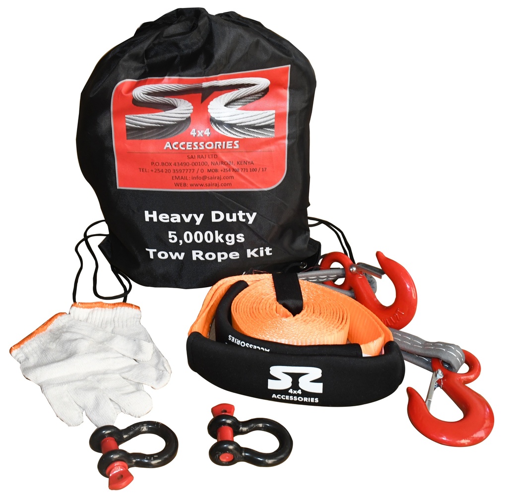 Tow Rope, 5 Ton - 5 Meters Long