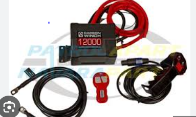 Winch Remote Controler With Control Box Receiver C/W Motor