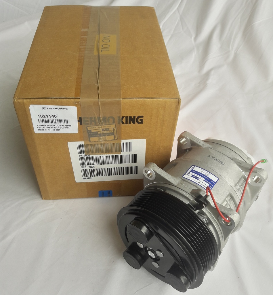 Compressor- Compl Qpp08 12Vdc Pv8 119Dia Clutch