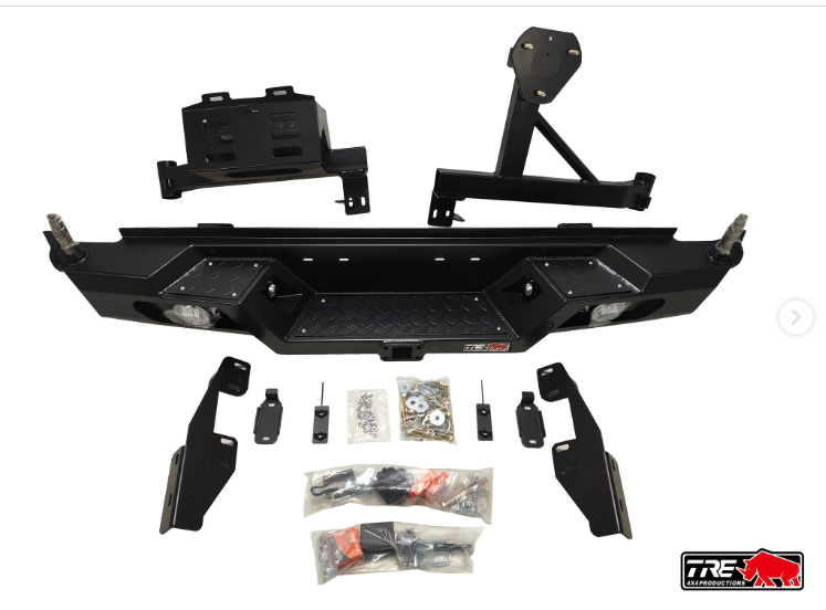 TRE 4X4 Lc300 Rear Bumper Part # Trpt-Ty-Fj-003