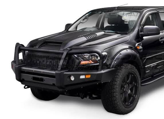 Safarituff KSL Airbag Compatible Bull Bar For Ford Ranger T6 Face Lift C/W Fog Lamps & Indicators