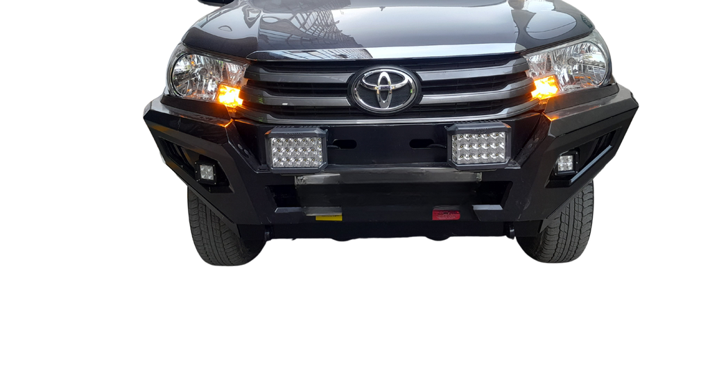 Safarituff LD2 Bull Bar For Toyota Rocco 2018+ Smoothblack Paint (Without Top Bar)