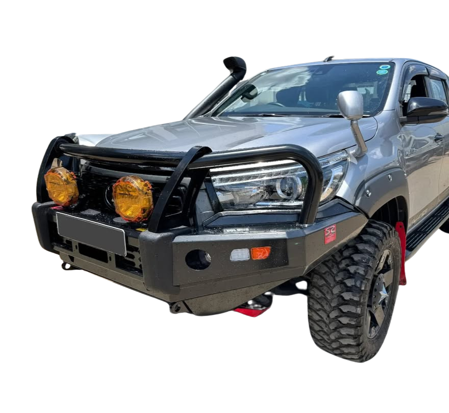 Safarituff KSL Bull Bar C/W In-Built Fog Lamps & Indicators For Toyota Hilux Vigo, Part # PW03626601