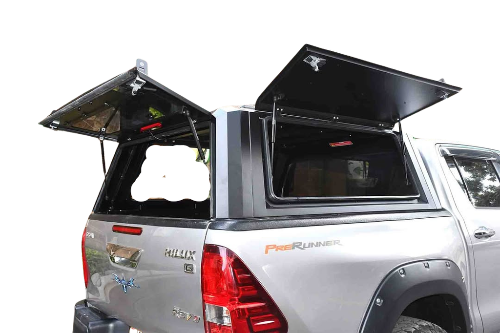Winbo Stainless Steel Modular Canopy For Toyota Hilux Revo/Rocco 2015-2023 With Cab And Door Glass