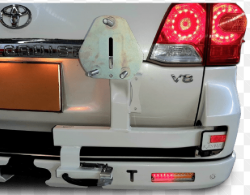 Winbo Rear Bumper With Spare Tyre Carrier For Toyota LC200