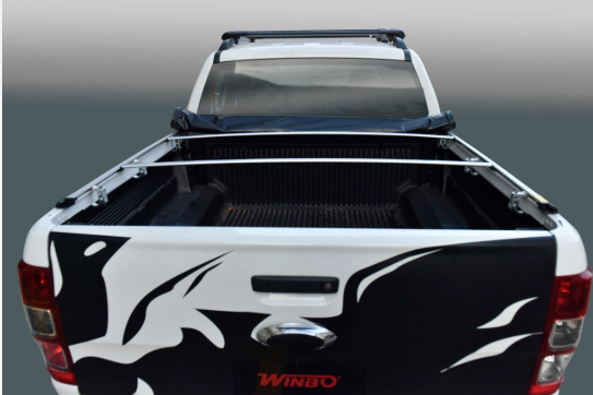 Winbo Soft Roll Up Tonneau Cover For Mitsubishi Triton Double Cabin Pick-Up 15-20