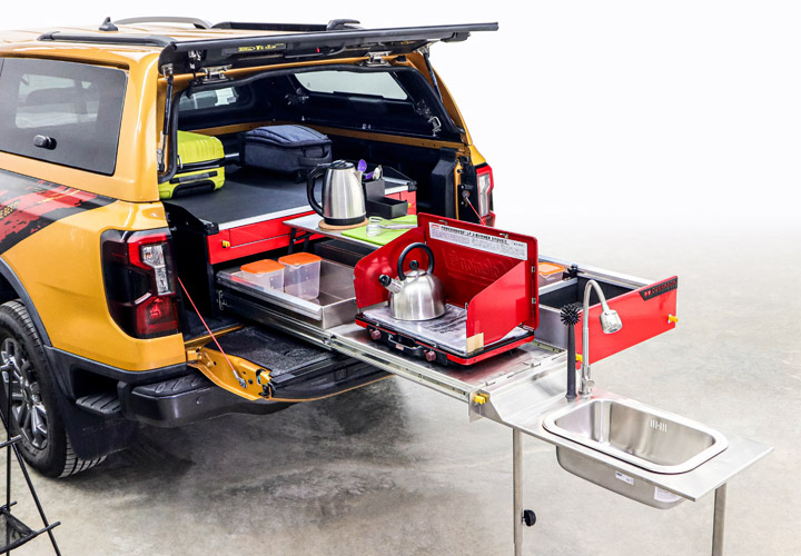 Carryboy Universal Camp Box & Kitchen Cooking Foldable + Extras