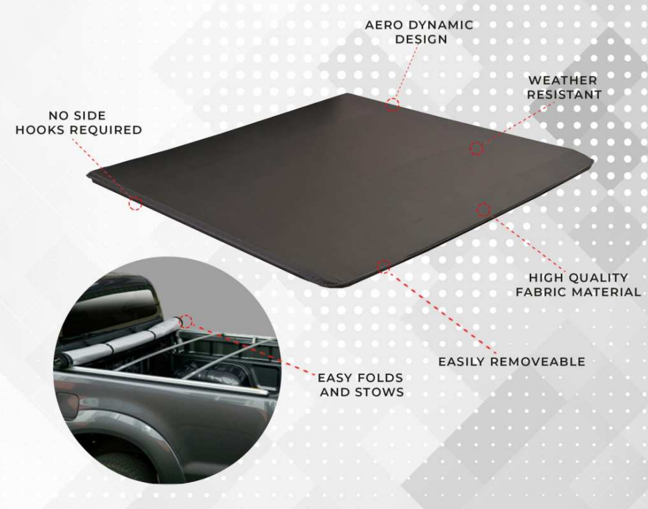Carryboy Soft Lid for Toyota Hilux Revo A-Deck D/C