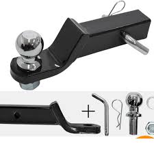 Tow Ball with Tongue + Hitch Pin with R-clip