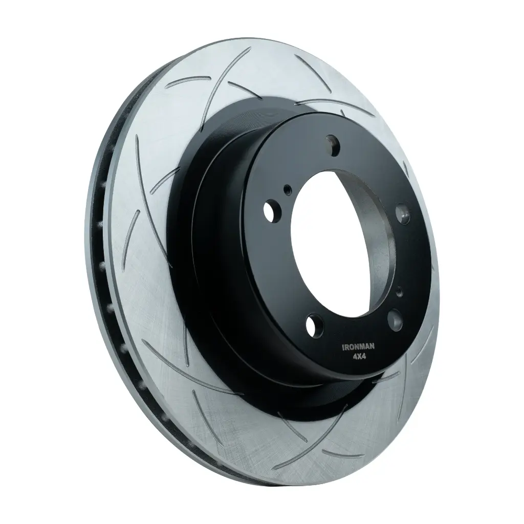 Ironman Slotted Geomet Coated Rotor - Front 