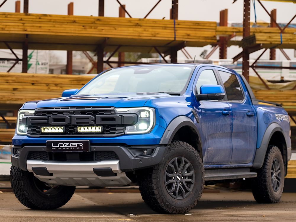 Lazer Ford Ranger Raptor (2023+) - Grille Mount Kit (includes: 2x Triple-R 850 (Gen2), 1x Grille Mount Brackets, 1x Wiring Kit)