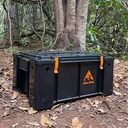 Alucab Ammo Boxes - Black-Low Lid