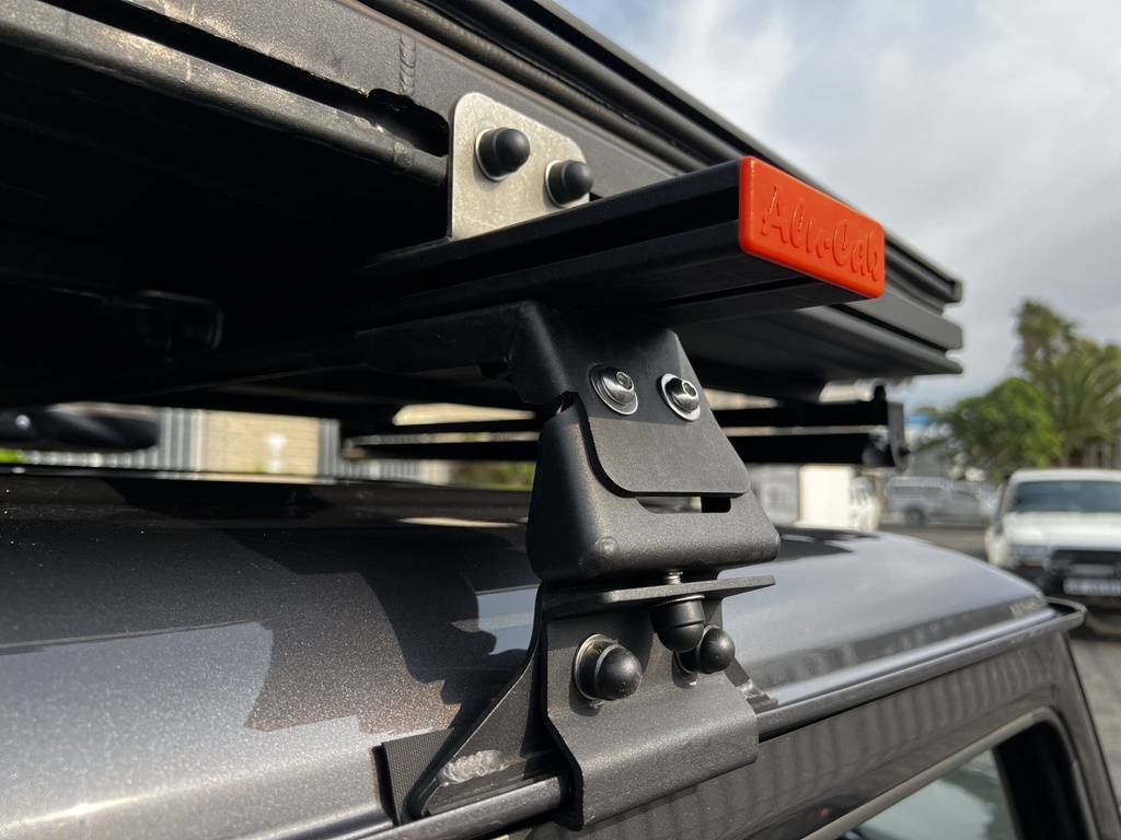 Alucab V2 Load Bars - Black - 1250MM Set Of 2 (Excl Feet)