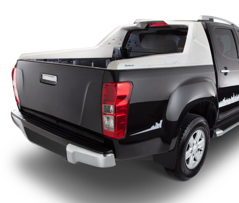Aeroklas Isuzu D-Max RG14 DBL 2021 Styling Bar (Grey Colour)