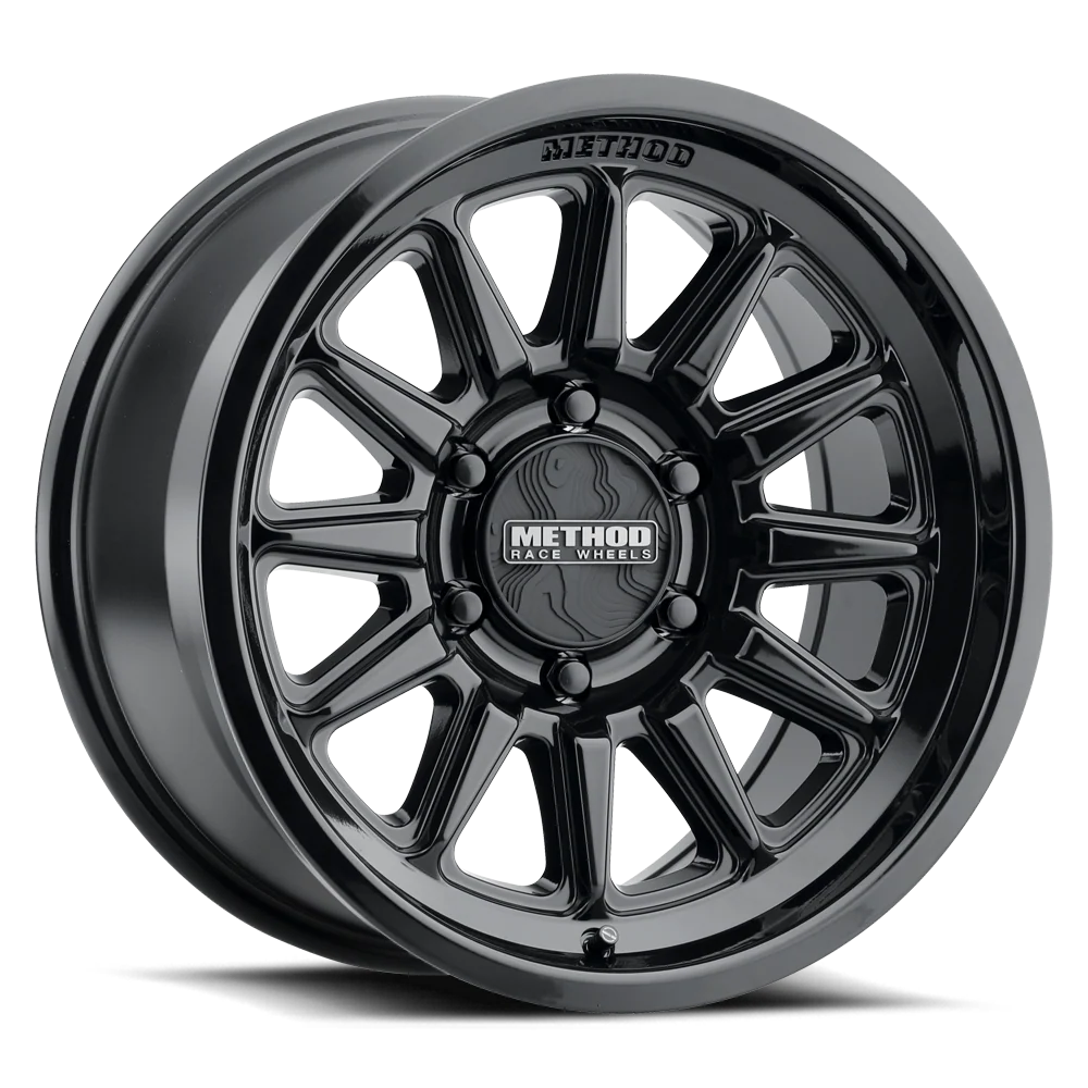 Method MR318 17X8.5 0MM Offset 6X139.7 106.25MM CB Gloss Black Wheel - Suitable for Hilux/Prado 120/150/LC300 