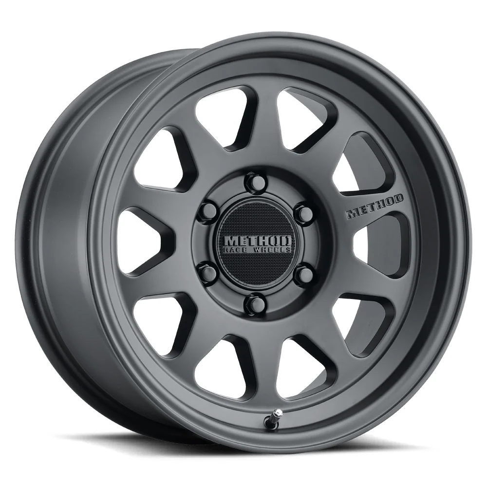 Method MR316 17X8.5 0MM Offset 6X139.7 106.25MM CB Matte Black Wheel - Suitable for Hilux/Prado 120/150/LC300 