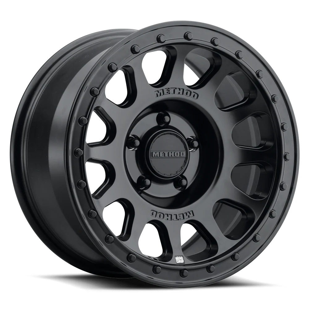 Method MR709 HD 17X8.5 0MM Offset 6X139.7 106.25MM CB Matte Black Wheel - Suitable for Hilux/Prado 120/150/LC300 