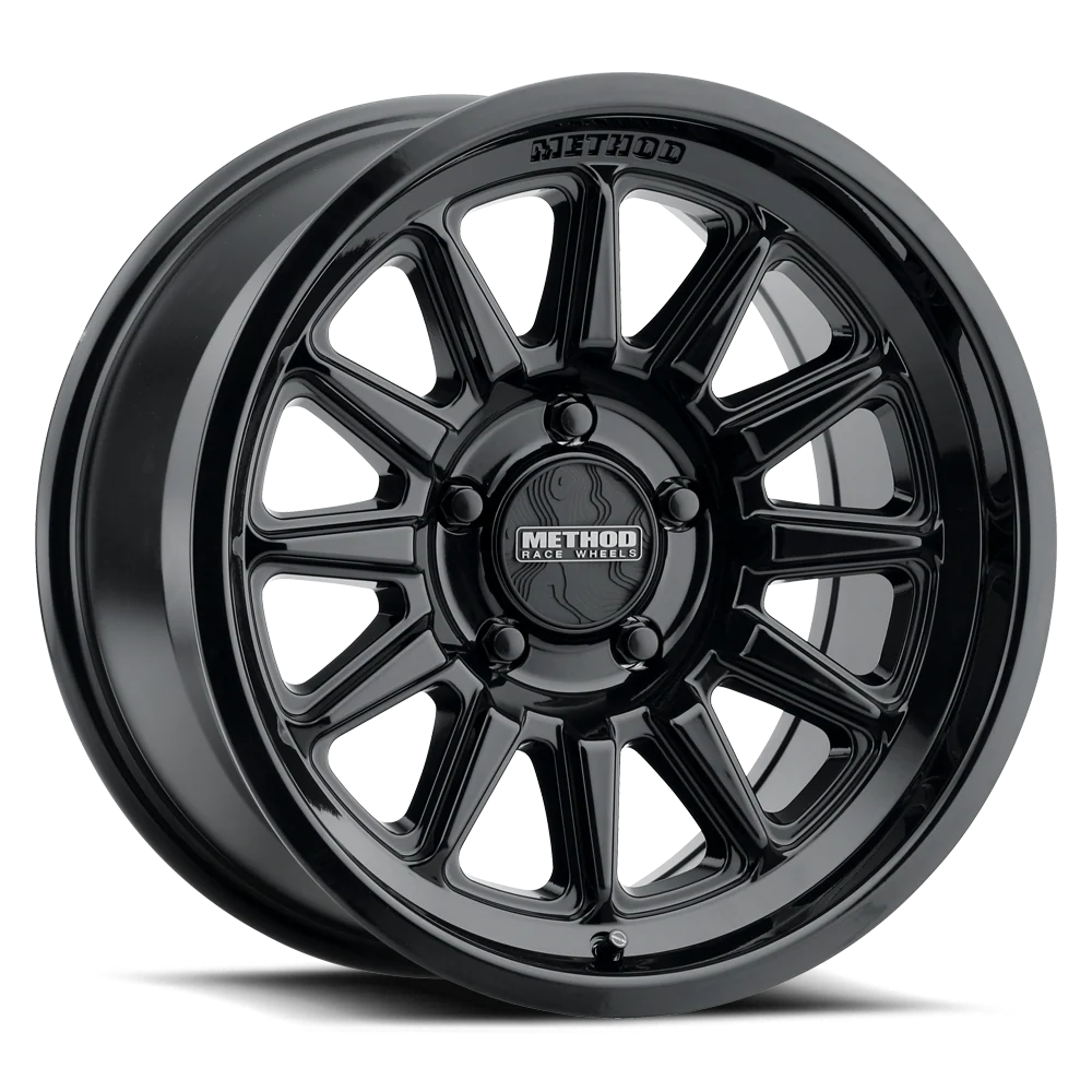 Method MR323 18X9 +12MM Offset 6X139.7 106.25MM CB Gloss Black Wheel - Suitable for Hilux/Prado 120/150/LC300 