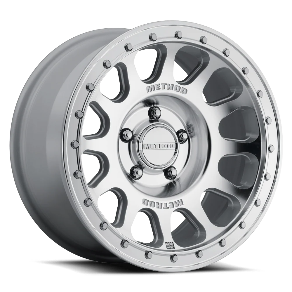 Method MR709 HD 17X8.5 0MM Offset 5X150 110.5MM CB Machined / Clear Coat Wheel - Suitable for LC79/LC200