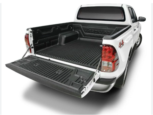 [ESKIDK1903] Aeroklas Bedliner C/W Door Piece Isuzu D/C (2019)-B Rail Composite Hook