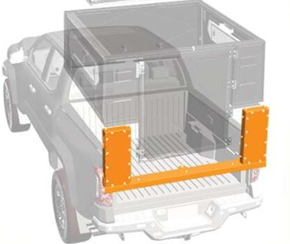 [CC-FK-FR12] Alucab Filler Kit + Mounting Kit Ford Ranger DC