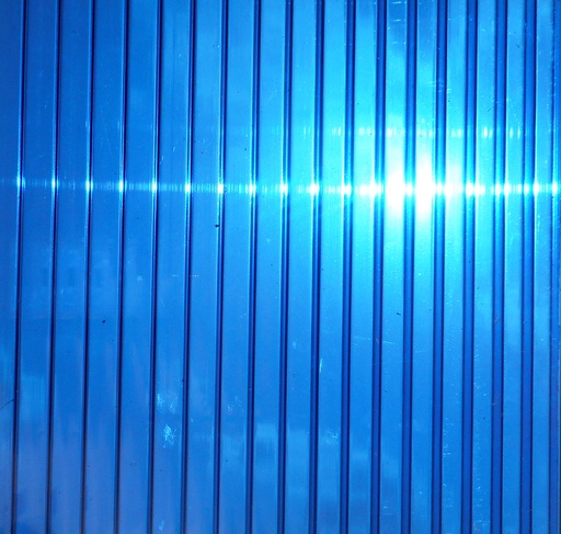 [DGLZ-5.8M-LIBLU] Decoglaze 8MM Polycarbonate Sheet, Size - 5.8 Meters X 2.1 Meters, Colour - Light Blue