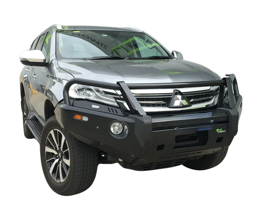 [BBCD059] Ironman Airbag Compatible Bull Bar C/W Fog Lamps & Indicators To Suit Mitsubishi Pajero Sport