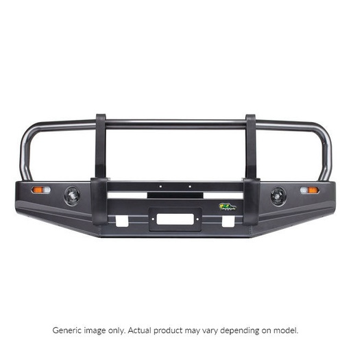 [BBP025] Ironman Airbag Compatible Bull Bar C/W In-Built Indicators & Fog Lamps To Suit Toyota Landcruiser 200 Series