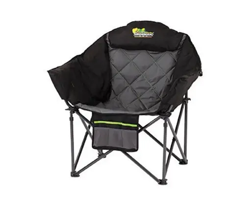 [ICHAIR0045] Ironman Club Lounge Quad Fold Camp Chair