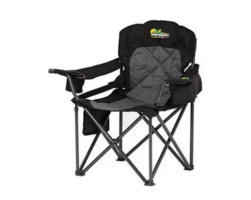 [ICHAIR0056] Ironman King Quad Camp Chair With Lumbar Support