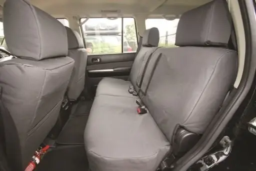 [ICSC050F/R] Ironman Canvas Comfort Seat Covers Set (Front & Rear) To Suit Mitsubishi Triton 2022