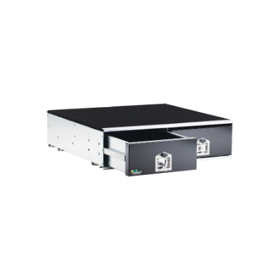 [ITD1300] Ironman Lock Safe Twin Drawer Unit 1300MM To Suit Toyota Landcruiser 200 Series