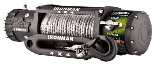 [WWB12000SR] Ironman Monster Winch 12000LBS With Synthetic Rope