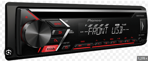 [PIO-RAD-1050BT] Pioneer Radio, Model - Deh 1050Ub Radio