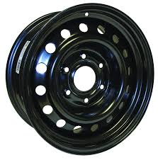 [RIM-16-STL-BLK] 16" X 7.0 Black Painted Steel Rims-Lc79 5Hole