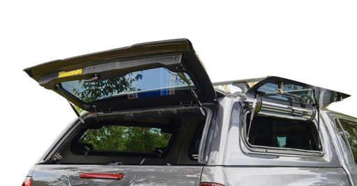 [SM-SM4-SLUP-HILXA] Smart Canopy With Side Lift-Up Windows, Side & Rear Tinted Glass, Front Clear Window & Internal Vinyl With Central Locking - Hilux A-Deck