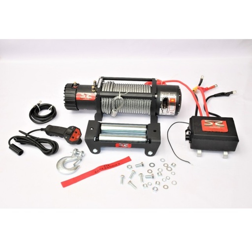 [SR-WIN-12000ST] 12000Lbs Sr Electric Winch Steel Cable -Top Facing