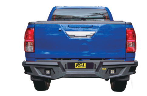 [PW03137703] Winbo LD2 Rearbar For Toyota Hilux Rocco 2018+/Black Smooth Glossy
