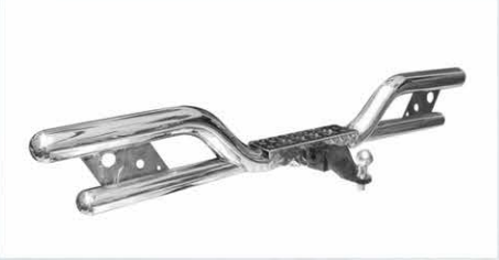 [PW00157404] Winbo Stainless Steel Rear Bar C/W Rear Tow Bar For Toyota Prado 150