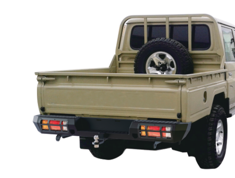 [PW03227501] Winbo Toyota Landcruiser 79 Rear Step Bumper C/W Tow Hook