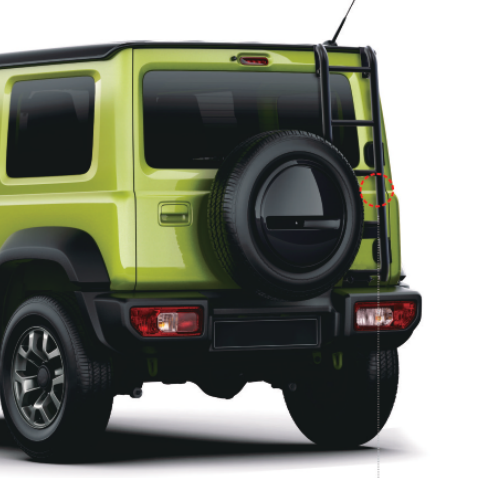 [PW03577801] Winbo Ladder Rack For Suzuki Jimny 2019+